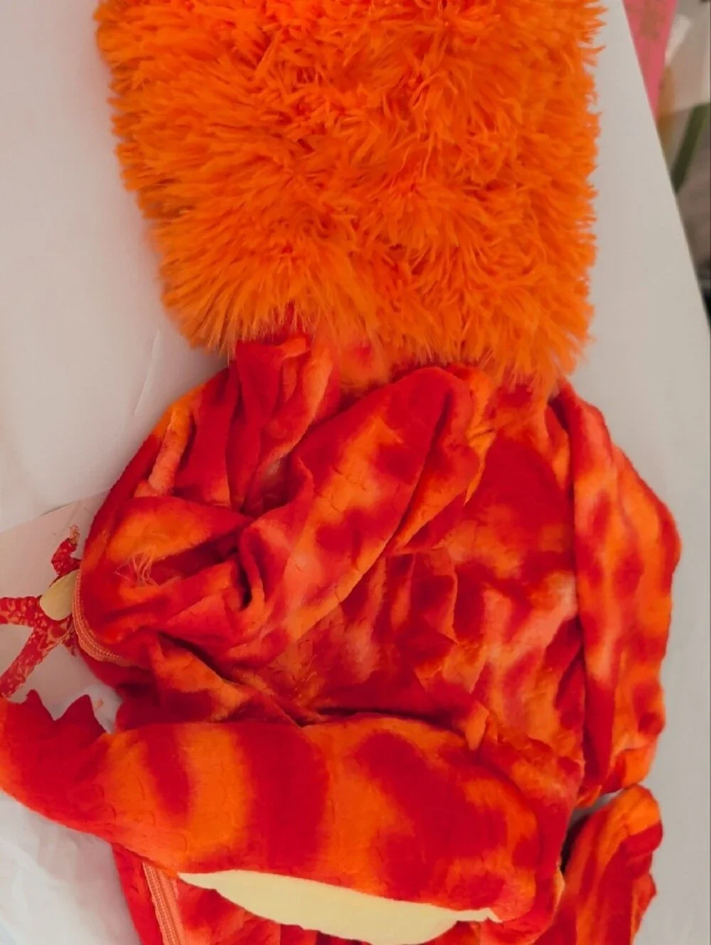 Hyde and Eek! Toddler Orange Monster Jumpsuit Costume